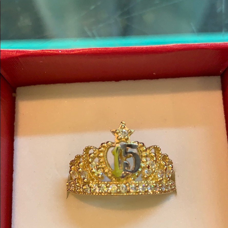 Sweet 15 Gold 10k Yellow Gold Ring
